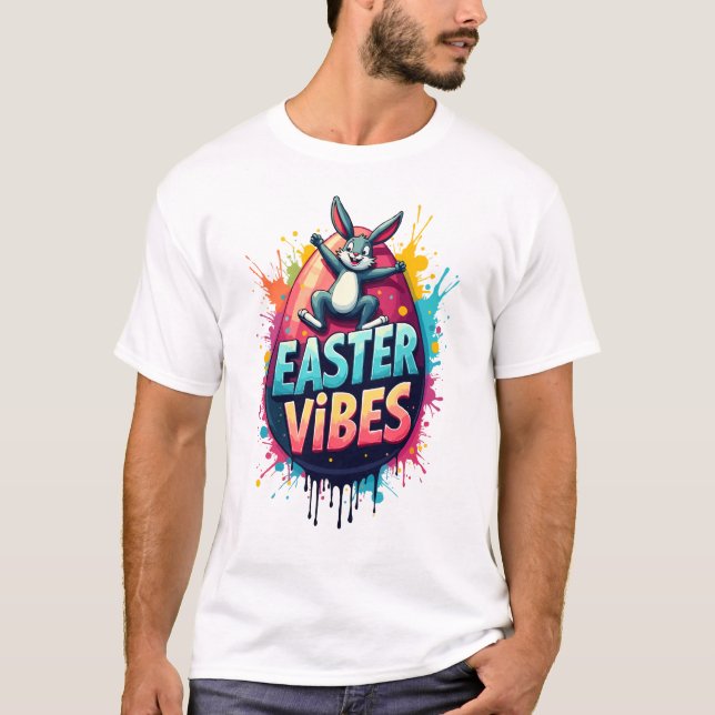 Easter Vibes - Frozen Easter T-Shirt (Front)