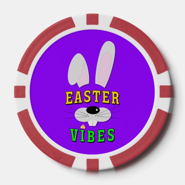 Easter Vibes Poker Chips (Front)