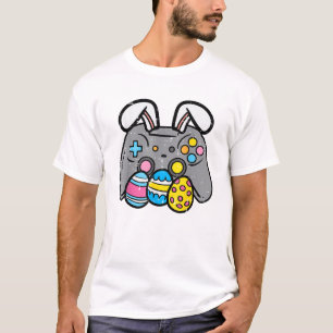 Easter Video Game Bunny Eggs Gaming Gamer Boys Men T-Shirt