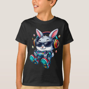 Easter video game bunny eggs hunt game boys men T-Shirt