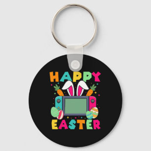 Easter Video Game Bunny Gaming Controller Gamer Bo Key Ring