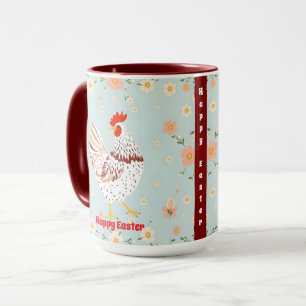 Easter Vintage Chicken Holiday Collection Mug