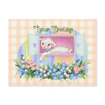 Easter Vintage Inspired Lamb in Egg