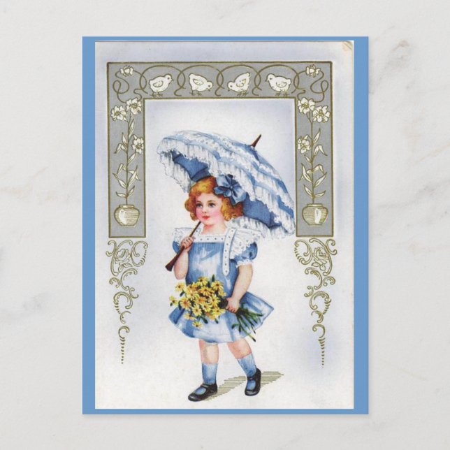 Easter Vintage Postcard (Front)