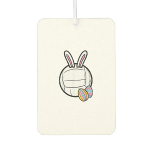 Easter Volleyball Bunny Sports Player Women Girls  Car Air Freshener