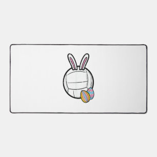 Easter Volleyball Bunny Sports Player Women Girls  Desk Mat