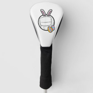 Easter Volleyball Bunny Sports Player Women Girls  Golf Head Cover