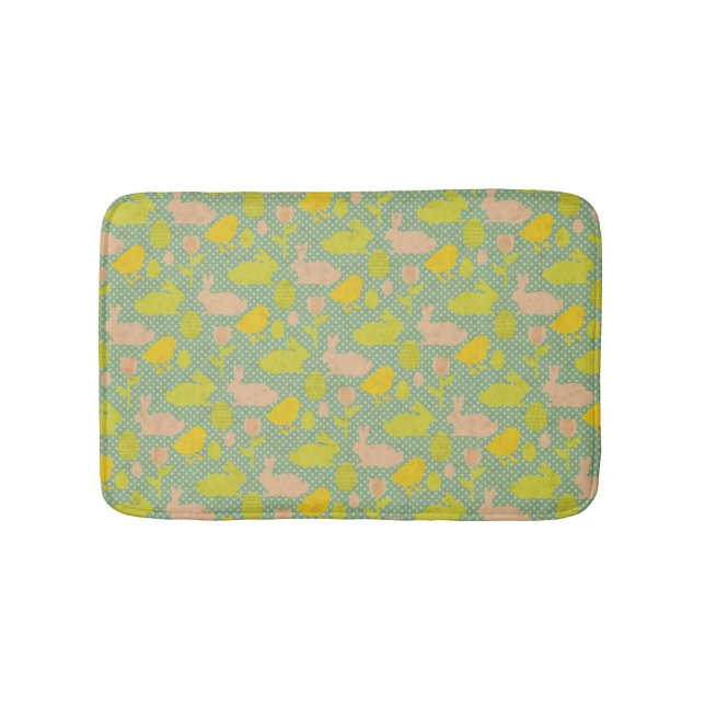 Easter Wallpaper Bath Mat (Front)