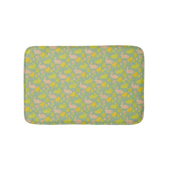 Easter Wallpaper Bath Mat (Front)