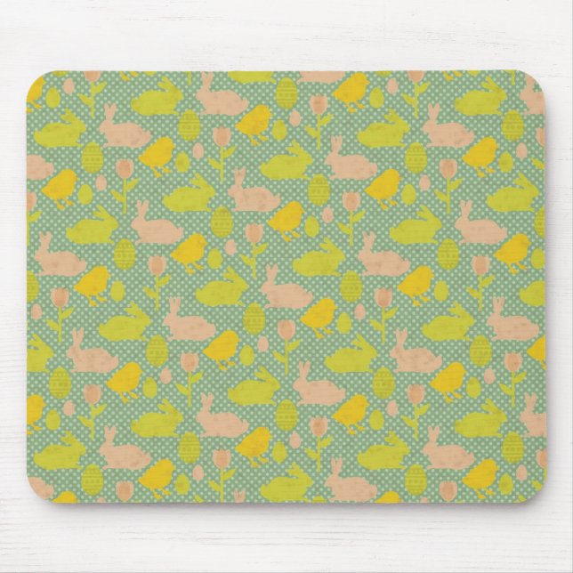 Easter Wallpaper Mouse Mat (Front)