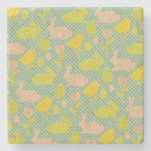 Easter Wallpaper Stone Coaster