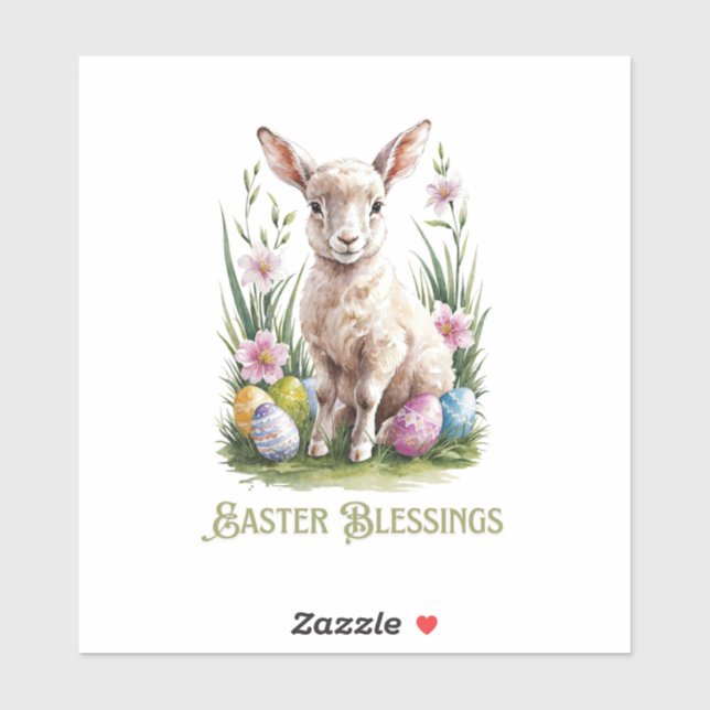 Easter Watercolor Lump & Flowers (Sheet)
