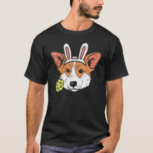 Easter Welsh Corgi Bunny Ears Dog Owner Men Women T-Shirt
