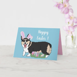 Easter Welsh Corgi Pup Card