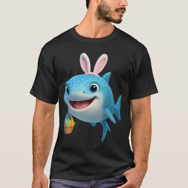 Easter Whale Shark T-Shirt (Front)