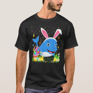 Easter Whales Fish Bunny Egg Hunting Whales Easter T-Shirt