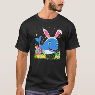 Easter Whales Fish Bunny Egg Hunting Whales Easter T-Shirt
