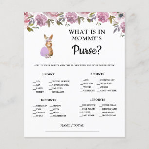 Easter What is in Mummy's Purse Baby Game Card 
