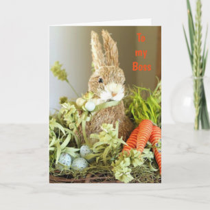 EASTER WISH FOR MY **BOSS** HOLIDAY CARD