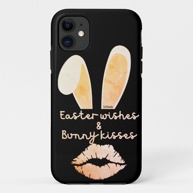 EASTER WISHES & BUNNY KISSES easter gift idea      Case-Mate iPhone Case (Back)