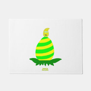 Easter Wishes Door Mat