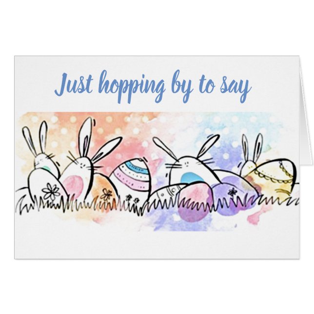 ***EASTER WISHES*** FROM CUTE EASTER EGSS FOR YOU (Front Horizontal)