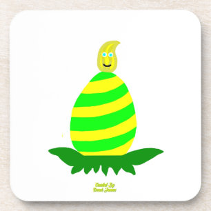 Easter Wishes Hard Plastic Coaster