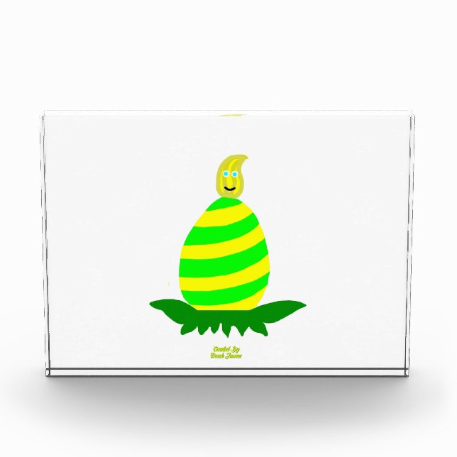 Easter Wishes Horizontal Photo Block (Front)