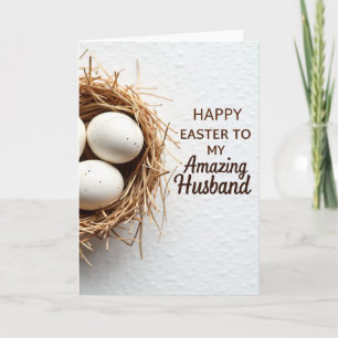 Easter Wishes Husband Card