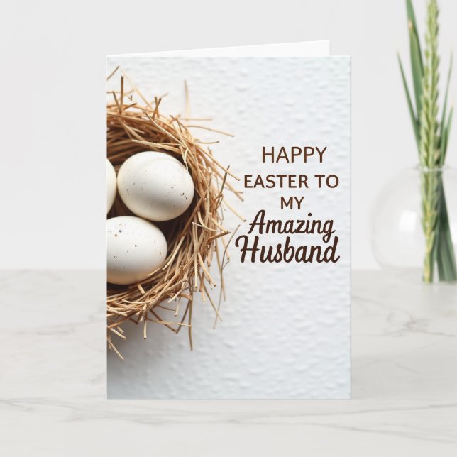 Easter Wishes Husband Card (Front)