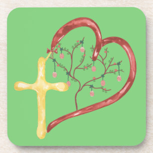 Easter wishes kisses/ coaster