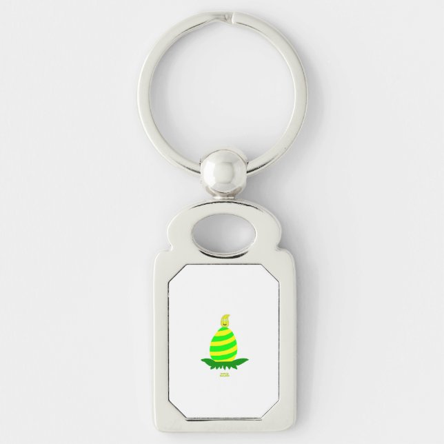 Easter Wishes Rectangle Keychain (Front)