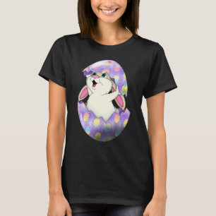 Easter With My Gnomies Bunny Ears Egg Hunting Happ T-Shirt