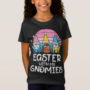 Easter With My Gnomies Funny Nordic Gnomes T-Shirt