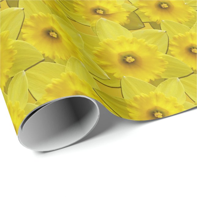 Easter Wrapping Paper Spring Daffodil Gift Paper (Roll Corner)