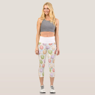 Easter Wreath Capri Leggings