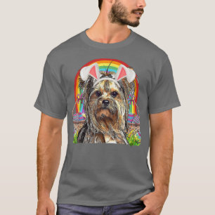 Easter Yorkshire Terrier Dog Lover Bunny Egg Hunt T-Shirt