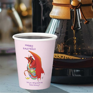 EasterEgg Red Dragon Paper Cups