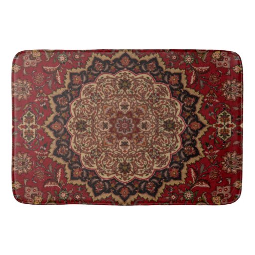 Image of Eastern Accent Vintage Persian Pattern Bath Mat