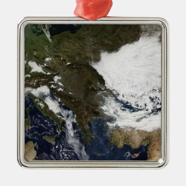 Eastern and Southern Europe Metal Tree Decoration (Front)