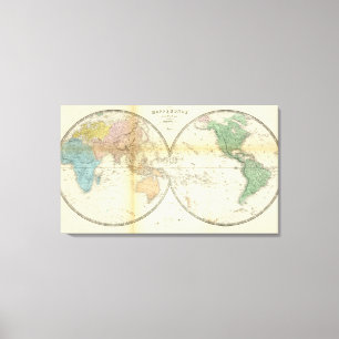 Eastern and Western Hemispheres Canvas Print