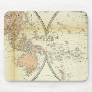 Eastern and Western Hemispheres Mouse Mat