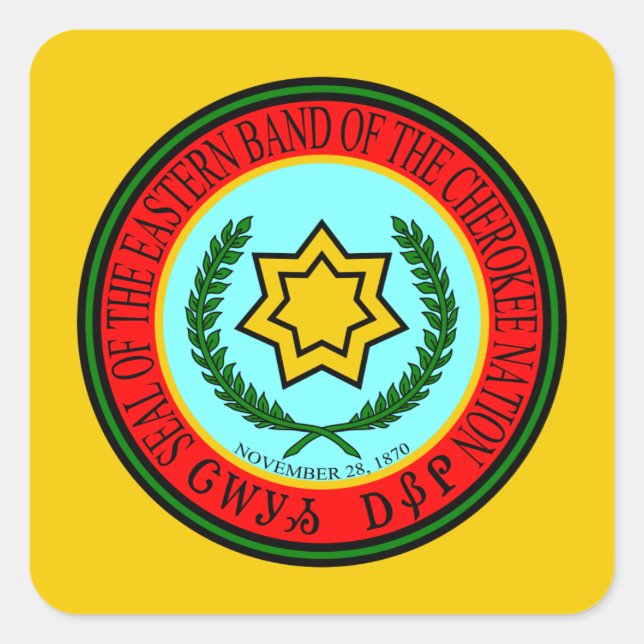 Eastern Band Of The Cherokee Seal (Front)