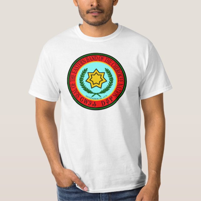 Eastern Band Of The Cherokee Seal T-Shirt (Front)