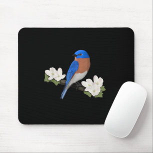 Eastern Bluebird Bird Birdlover Birdwatcher Animal Mouse Mat