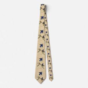 Eastern Bluebird from Audubon's Birds of America Tie