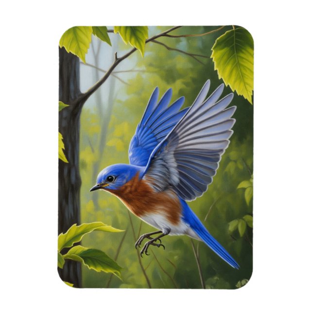Eastern Bluebird Magnet (Vertical)