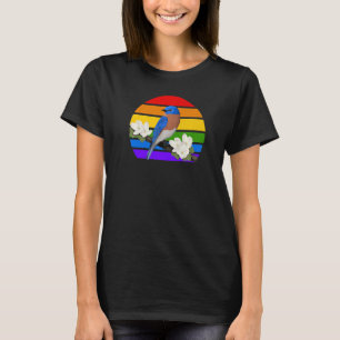 Eastern Bluebird Rainbow Bird Birdwatcher Diversit T-Shirt