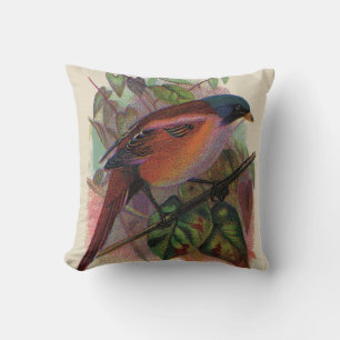 Eastern Bluebird Throw Pillow