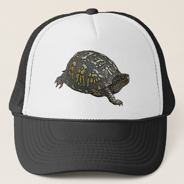 Eastern Box Turtle Coordinating Items Trucker Hat (Front)